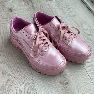 Collina Strada x Vans Pink Old Skool Vibram DX Sneakers (Sz 9)